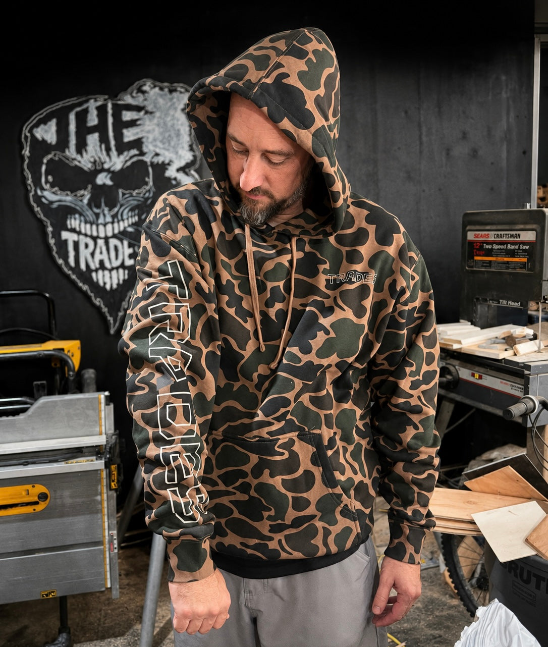 Duck Camo Heavyweight Trades Hoodie